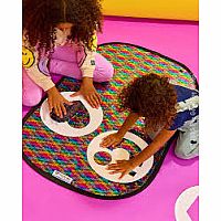 GIANT RAINBOW SEQUINS REVERSIBLE MAT