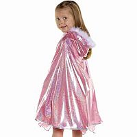 GLITTER PRINCESS CAPE PNK