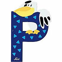 ****SALE PRICE— REG  $2.99**** Sevi Wood Letter P Pelican