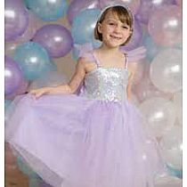 Lilac Sequins Princess Dress (Size 3-4)