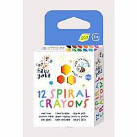 SPIRAL CRAYONS 12 COLORS