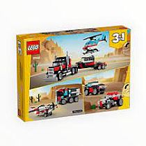 LEGO FLATBED TRUCK/HELICOPTER