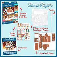 ****SALE PRICE--REG  $17.99****Snow Paper Gingerbread House