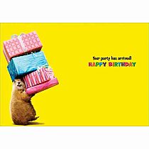 PRAIRIE DOG PARTY BD CARD