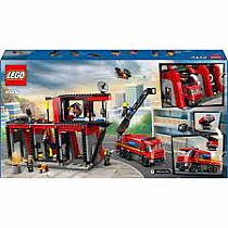 LEGO FIRE STATION W FIRE TRUCK