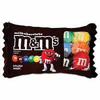 MILK CHOC M&MS CANDY PLUSH