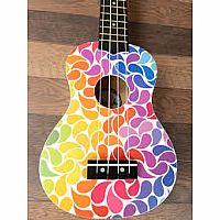AMAHI UKULELE RAINBOW FLW