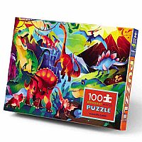 DINOSAUR WORLD 100PC PZ HOLOGRAPHIC