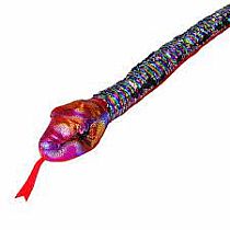 SEQUIN SNAKE 54" RAINBOW