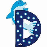 ****SALE PRICE— REG  $2.99**** Sevi Wood Letter D Dolphin