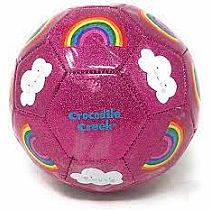 SOCCER BALL RAINBOW GLITTER