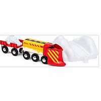 BRIO Snow Plow Train