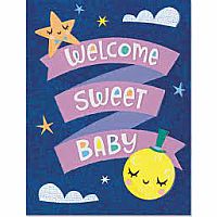 BABY: WELCOME MOON/STARS ENCL