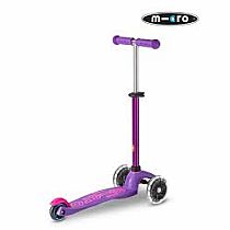 MINI DLX SCOOTER PURPLE/PNK LED