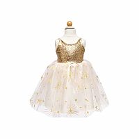 GOLDEN GLAM PARTY DRESS 3/4