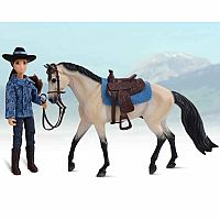 BREYER WESTERN HORSE AND RIDER