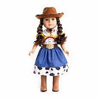 DOLL DRESS COWGIRL