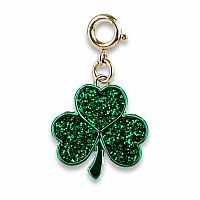 CHARM IT SHAMROCK GOLD GLITTER
