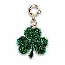 CHARM IT SHAMROCK GOLD GLITTER