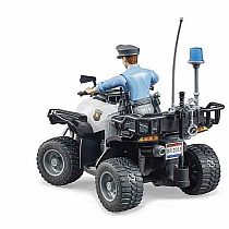 Police-quad With Policeman And Accessoires