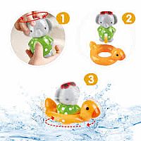 ****SALE PRICE--REG  $11.99**** SPIN SPLASH SWIM ELEPHANT
