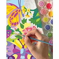 PAINT BY # BUTTERFLIES BLOOMS