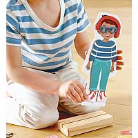 DRESS UP MAGNETIC PUZZLE