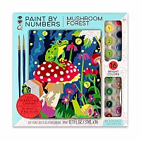 PAINT BY NUMBER MUSHROOM FOREST