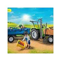 PM HARVESTER TRACTOR W TRAILER