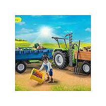 PM HARVESTER TRACTOR W TRAILER