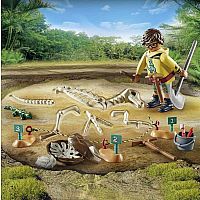 PM ARCHAEOLICAL DIG W DINO SKELETON