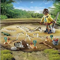 PM ARCHAEOLICAL DIG W DINO SKELETON