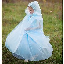 Blue Mesh Princess Cape