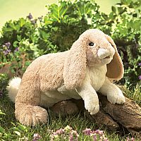 FLOPPY BUNNY HAND PUPPET