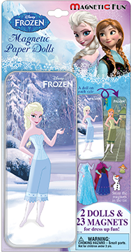 frozen princess dress up magnetic Bendon 06700 Disney Frozen Elsa 25-Piece Wooden Magnetic Doll Dress-Up Kit