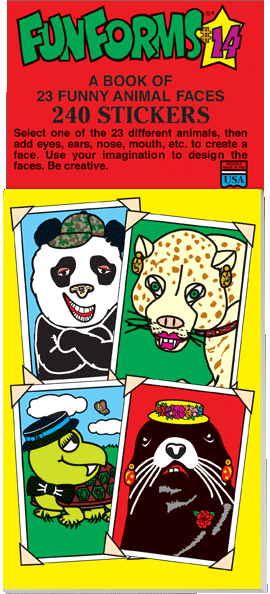 Fun Forms Animal Faces - Over the Rainbow Fun Forms Animal Faces - Over the Rainbow