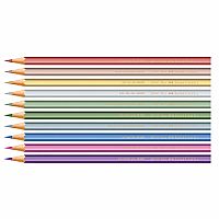 10CT METALIC ECO PENCILS