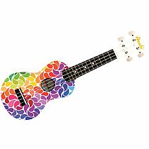 AMAHI UKULELE RAINBOW FLW