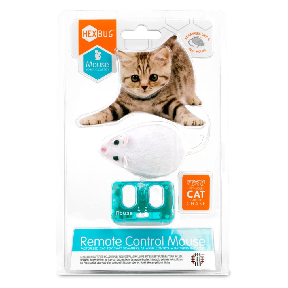 Hexbug mouse hot sale robotic cat toy