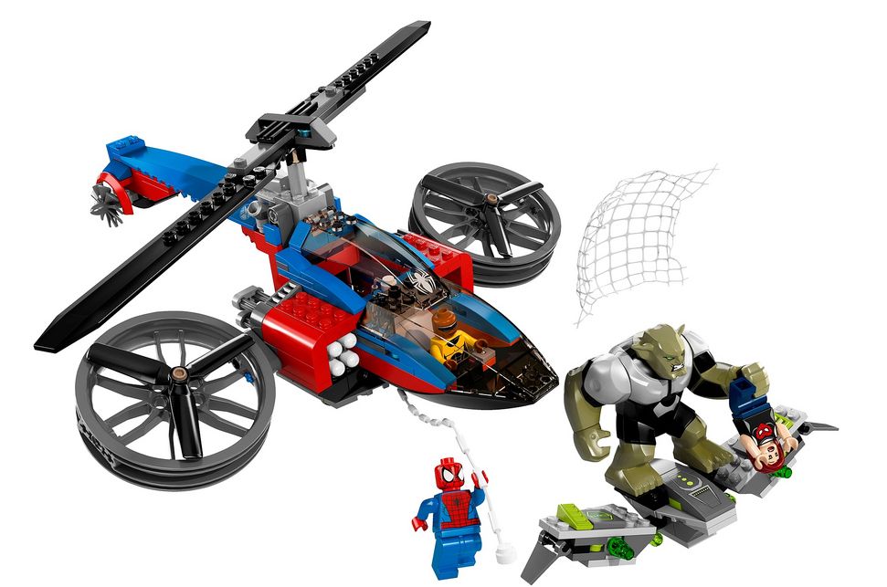 Spiderman top rescue helicopter