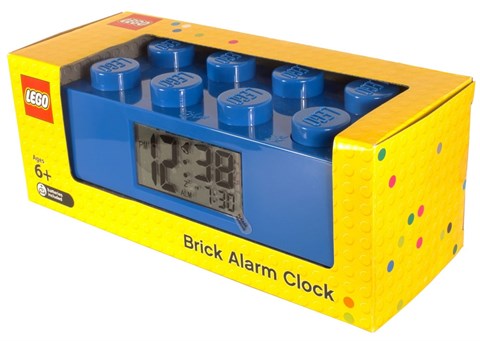 LEGO Brick Clock Blue 