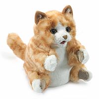 ORANGE TABBY KITTEN HAND PUPPET