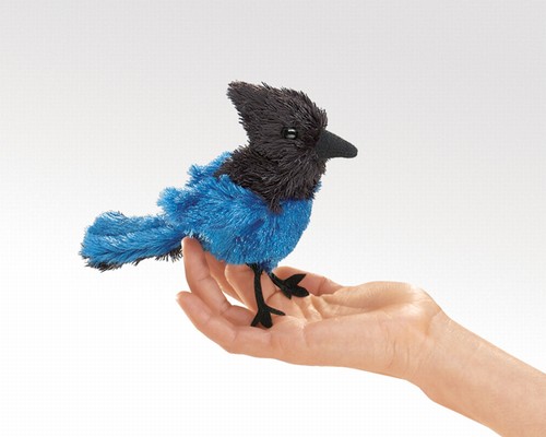 Folkmanis Mini Bluebird Finger Puppet 