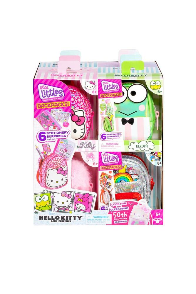 hello kitty mini backpack real littles & Friends Hello Kitty Its fun collecting all the mini surprises and swapping and sharing them with friends Real Littles Hello Kitty &