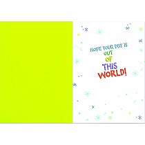 FOUL: OUTER SPACE CAKE CARD