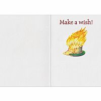 FEROCIOUS DRAGON BIRTHDAY CARD