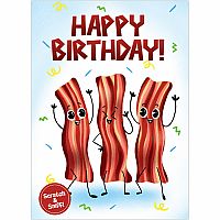 SCRATCH/SNIFF BACON BDAY CARD