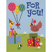 FARM CHICKS ENCLOSURE CARD