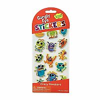 STICKERS CRAZY MONSTERS GOOGLY