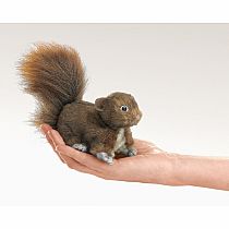 MINI RED SQUIRREL PUPPET